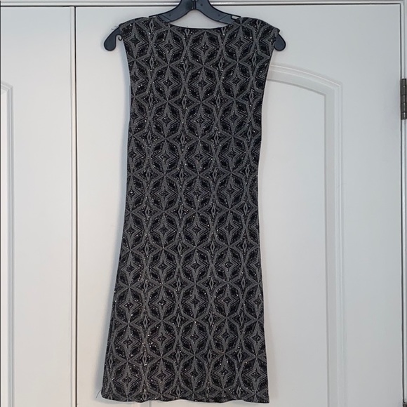 Black Cocktail Dress with Embellishments - Picture 3 of 3